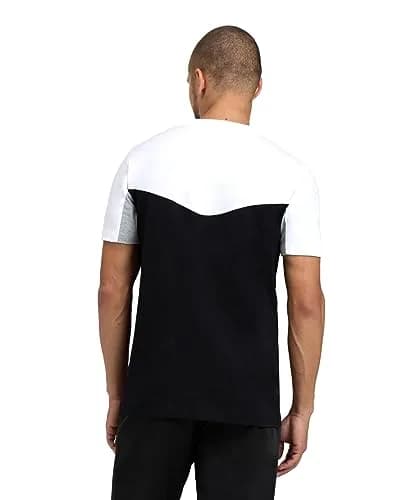 ARENA Unisex Cotton T-Shirt Regular Fit Crew Neck XX-Large | Color Block Print Comfort thumbnail 2