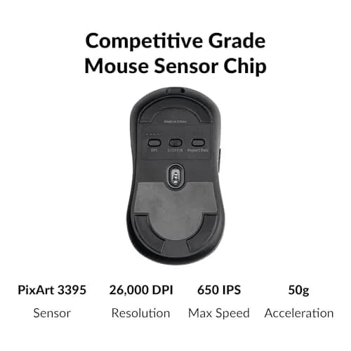Keychron M3 Mini 4K Wireless Bluetooth 5.1/2.4 GHz/Wired Optical Mouse | Ultra-Lightweight 55g, 26,000 DPI, Programmable thumbnail 7