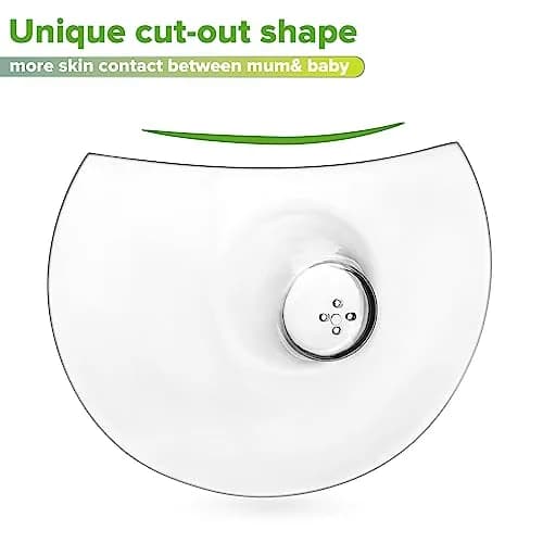 haakaa Nipple Shields for Nursing with Storage Case, 24mm (0.85 Fl Oz) | Ultra-Thin Food-Grade Silicone for Latch Issues thumbnail 4
