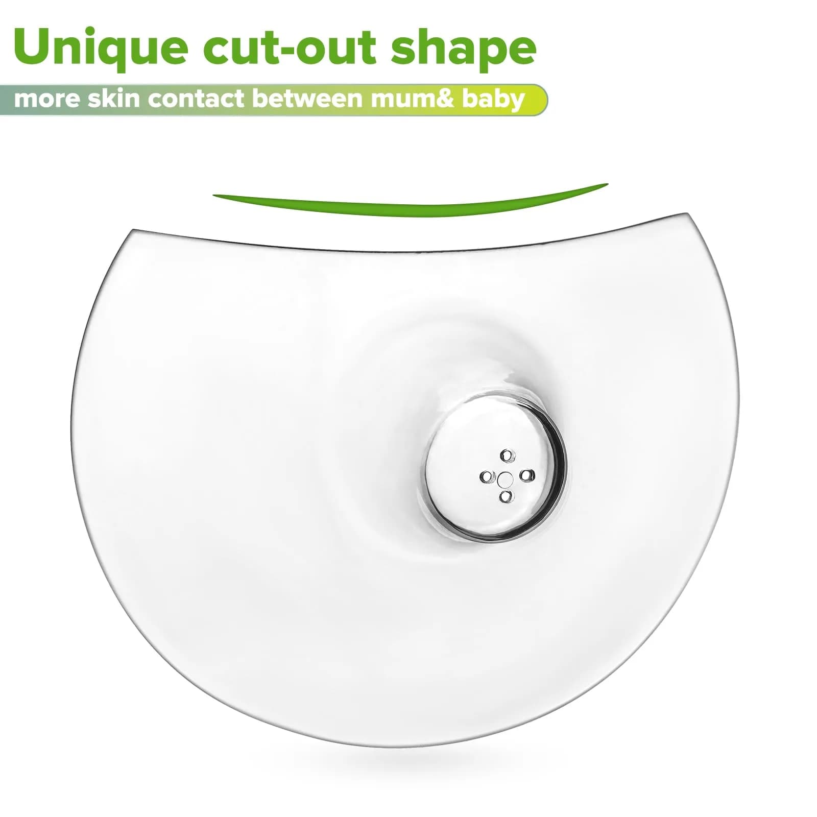 haakaa Nipple Shields for Nursing with Storage Case, 24mm (0.85 Fl Oz) | Ultra-Thin Food-Grade Silicone for Latch Issues - view 4