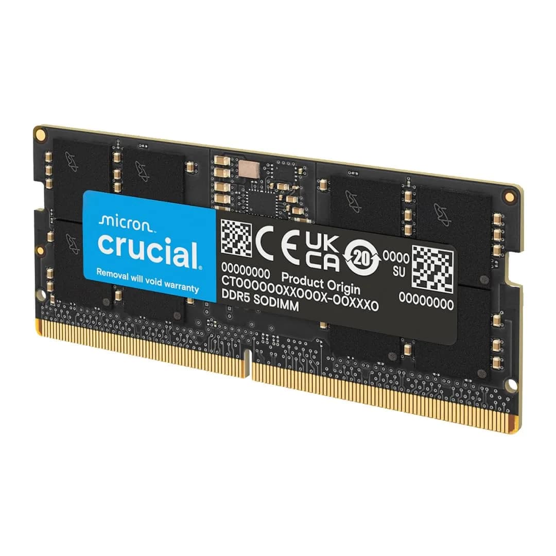 Crucial 8GB DDR5 Laptop RAM 5600MHz (PC5-44800) SODIMM 262-Pin | Boosts System Performance - main product image