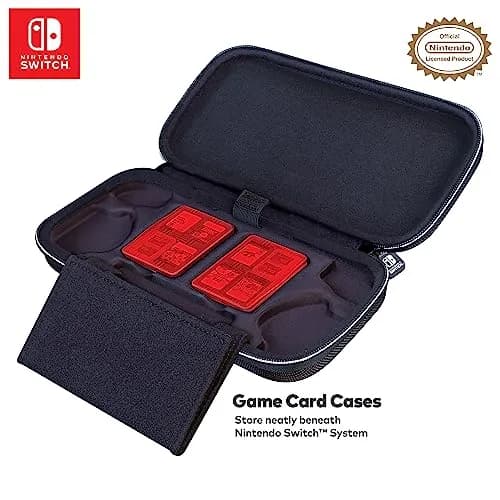 Game Traveler Deluxe Licensed Travel Case for Nintendo Switch OLED, Switch & Lite | Red Ballistic Nylon thumbnail 6