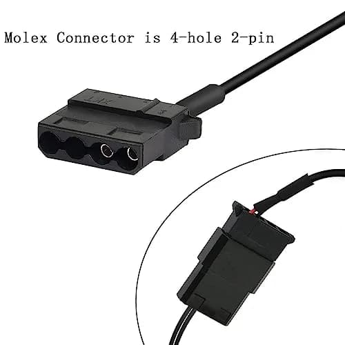 Gebildet Full Speed 12V Voltage Step-Up USB to 4-Pin PC Fan Cable | Power Adapter for Fans thumbnail 3