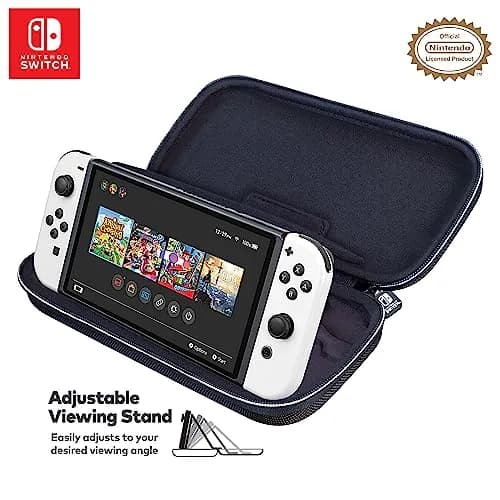 Game Traveler Deluxe Licensed Travel Case for Nintendo Switch OLED, Lite & Standard | Purple Ballistic Nylon thumbnail 4