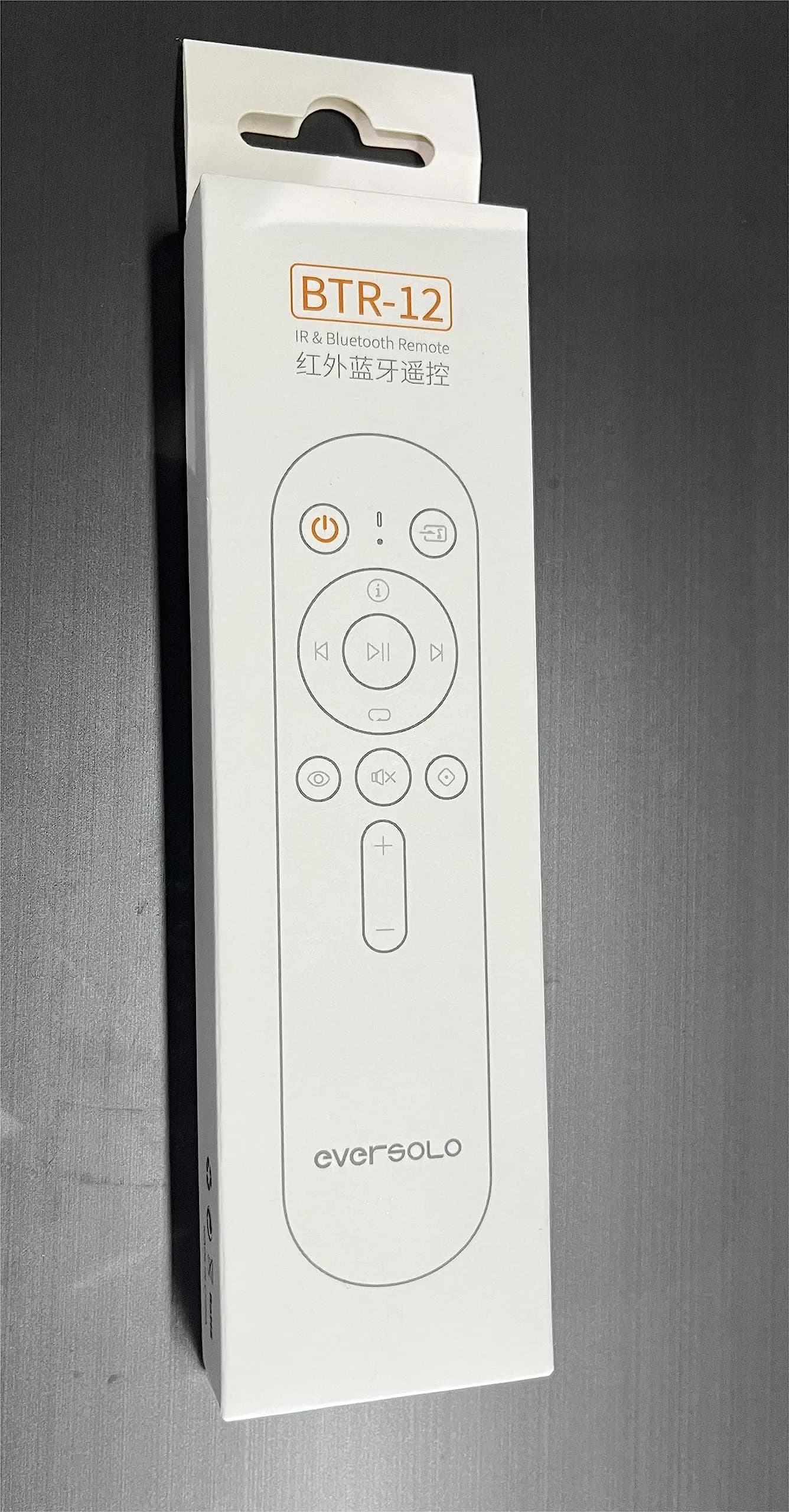Eversolo BTR-12 Bluetooth Remote Control for DMP-A6 Series | 10m Range, IR Power Key, Ergonomic Design - view 4