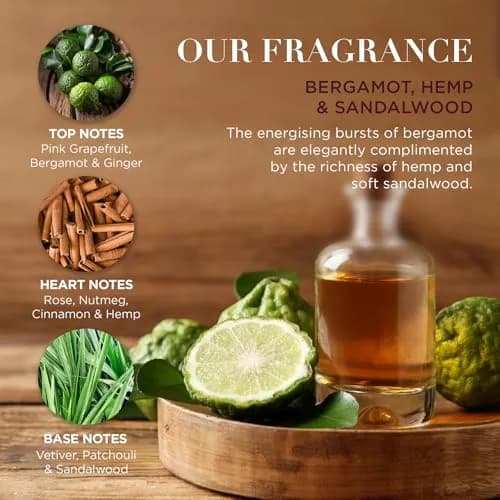 Baylis & Harding The Fuzzy Duck Luxury Wash Bag Gift Set For Men | Bergamot, Hemp & Sandalwood Scent | 200ml (6.76 Fl Oz) Set thumbnail 4