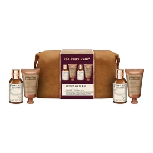 Baylis & Harding The Fuzzy Duck Luxury Wash Bag Gift Set For Men | Bergamot, Hemp & Sandalwood Scent | 200ml (6.76 Fl Oz) Set thumbnail 1