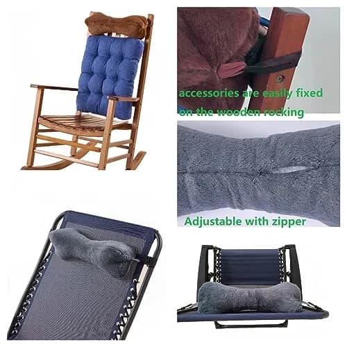 VCOMSOFT Bone Neck Pillow for Recliners & Sofas, XL 18"L x 7"D x 7"H, Brown | Adjustable Height & Lumbar Support thumbnail 8