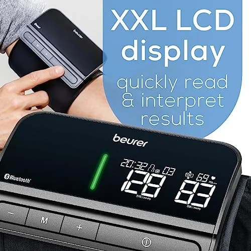 Beurer BM81 easyLock Automatic Upper Arm Blood Pressure Monitor with Bluetooth | 24-40 cm Cuff thumbnail 8