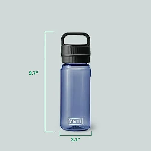 YETI Yonder 600 ml/20 oz Water Bottle with Leakproof Yonder Chug Cap, Navy | Shatter-Resistant Hydration for Active Lifestyles thumbnail 4