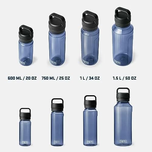 YETI Yonder 600 ml/20 oz Water Bottle with Leakproof Yonder Chug Cap, Navy | Shatter-Resistant Hydration for Active Lifestyles thumbnail 5