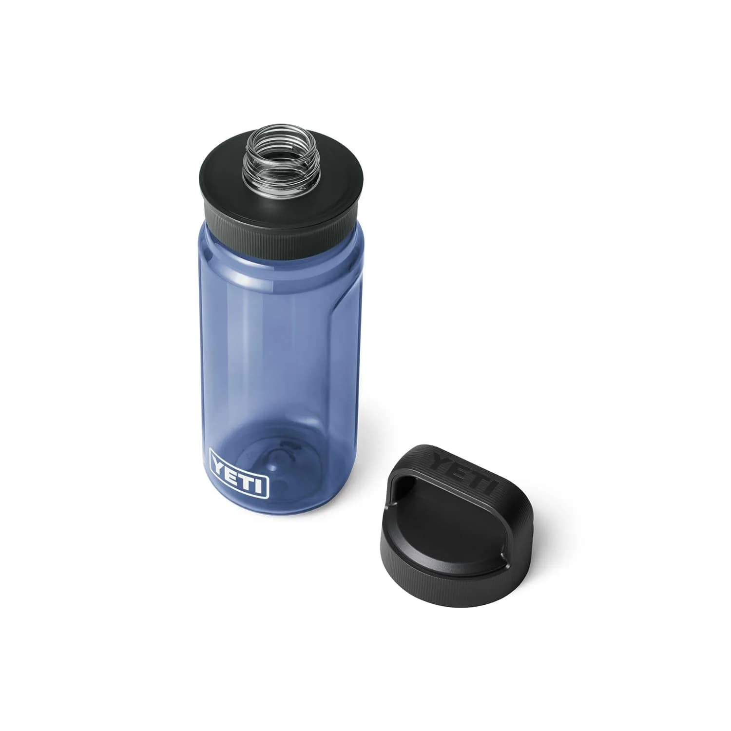 YETI Yonder 600 ml/20 oz Water Bottle with Leakproof Yonder Chug Cap, Navy | Shatter-Resistant Hydration for Active Lifestyles - view 3