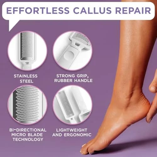 Lee Beauty Professional Foot File Scrubber for Cracked Heels & Dry Skin | Smooth Foot Pedicure Tool thumbnail 2