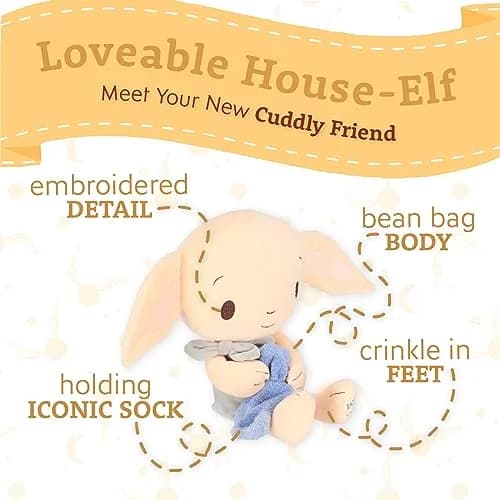 Kids Preferred Harry Potter Dobby Plush 15 inches | Soft, Collectible House Elf Toy thumbnail 3