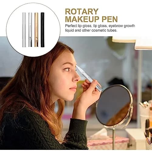FRCOLOR Empty Nail Oil Pen Tube 4-Pack 3ml (0.1 Fl Oz) | Refillable Cosmetic Applicator for Travel thumbnail 8