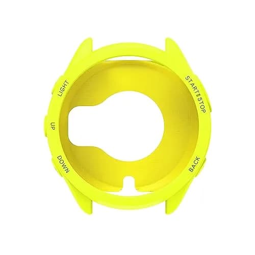TenCloud Silicone Watch Case for Garmin Forerunner 965 | 3 Pack Black+White+Yellow thumbnail 2
