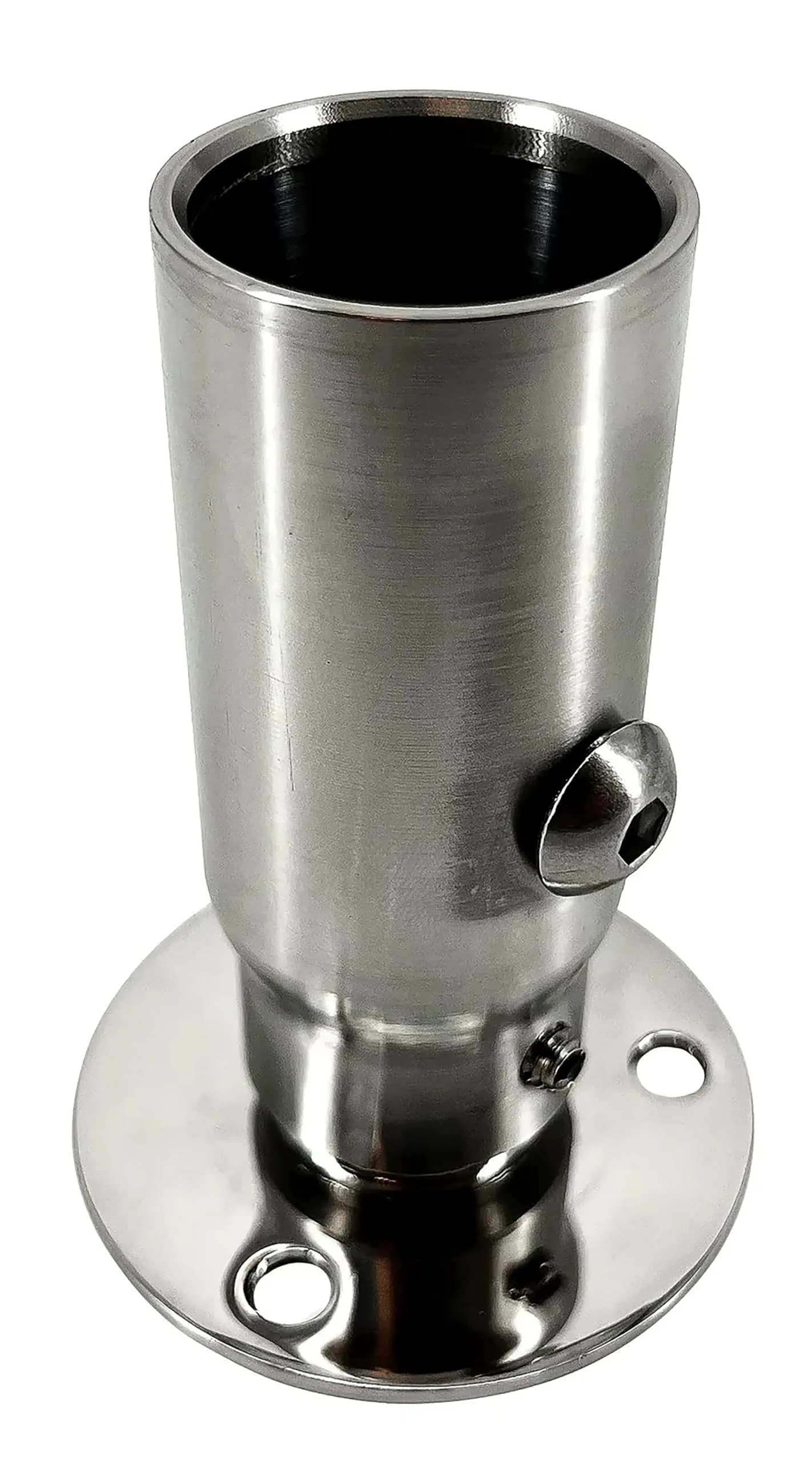 SEAVIEW 1"-14 Actuated Adapter Compatible with Starlink Standard & Enterprise | Marine-Grade Stainless Steel — Starlink Post Adapter + Fixed Base