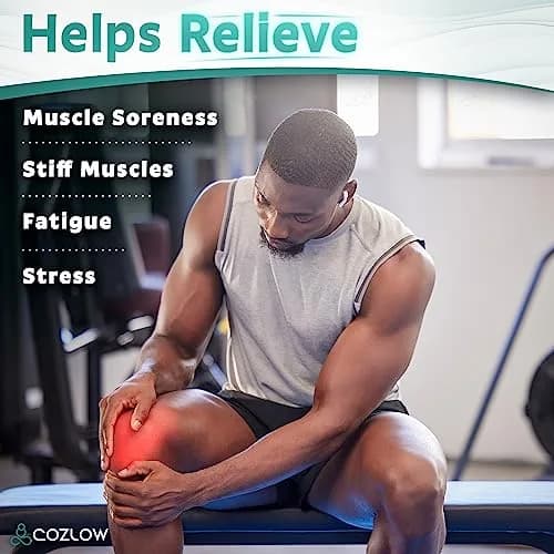 COZLOW Massage Ball, Muscle Massager Roller, Trigger Point Deep Tissue Release with 360° Rotation | 6.5cm (2.56in) thumbnail 3