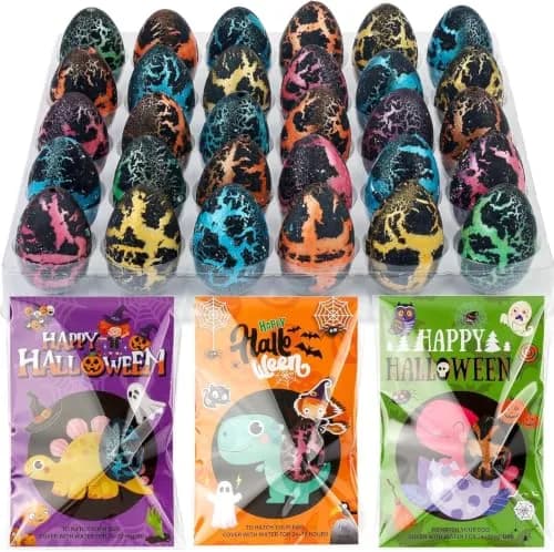 ANPHILE Halloween Party Favors 30 Pack Halloween Hatching Dinosaur Eggs | Kids Dinosaur Surprise Party Bag thumbnail 1