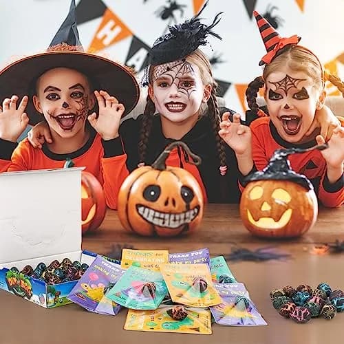 ANPHILE Halloween Party Favors 30 Pack Halloween Hatching Dinosaur Eggs | Kids Dinosaur Surprise Party Bag thumbnail 7