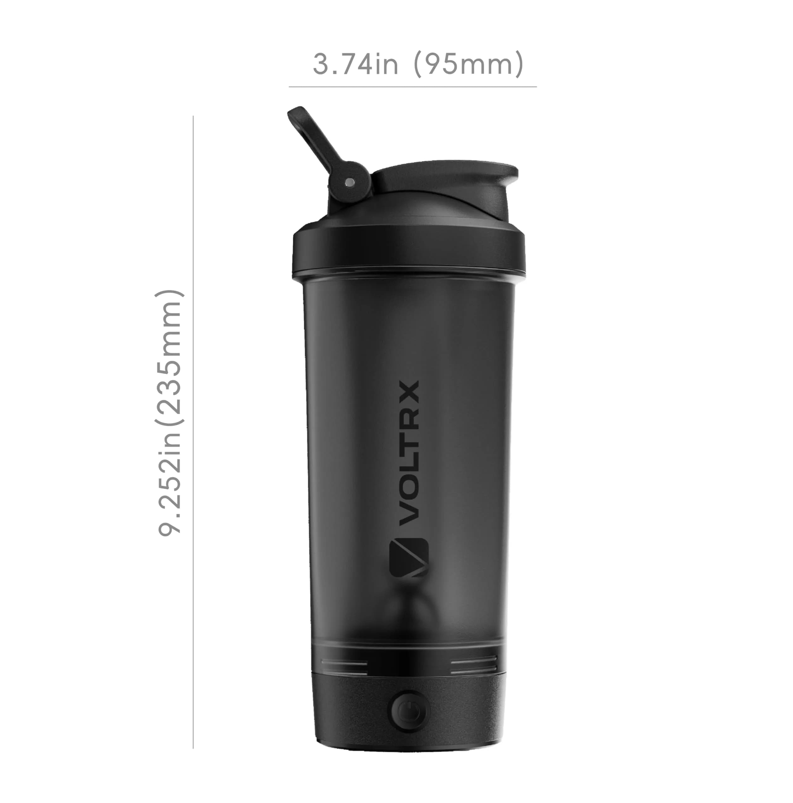 VOLTRX Merger Electric Protein Shaker Bottle 710ml (24oz) | USB C Rechargeable Mixer for Smooth Shakes - view 2