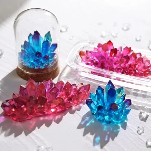 LET'S RESIN Crystal Cluster Resin Molds, Large & Small Size Silicone Shapes for Resin, Quartz Epoxy Crafts, DIY Healing Stones, Home Decor thumbnail 3