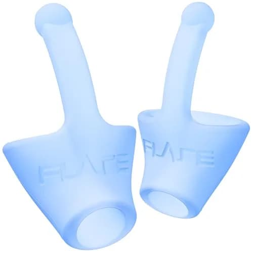 FLARE AUDIO Calmer | Noise Reducing Ear Plugs Alternative | Reusable Silicone, Soft Blue, One Size thumbnail 1