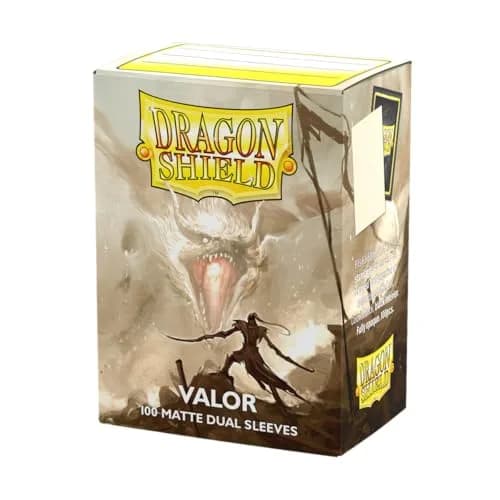 Dragon Shield Matte Dual Standard Size Card Sleeves (100 CT, Valor) | USA Import for TCG Protection - main product image