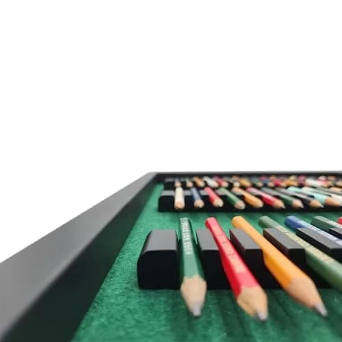 18hills Premium Wood Golf Pencil Case Holder Display 17.4x13.7x1.25 inches | Holds 51 Pencils thumbnail 5