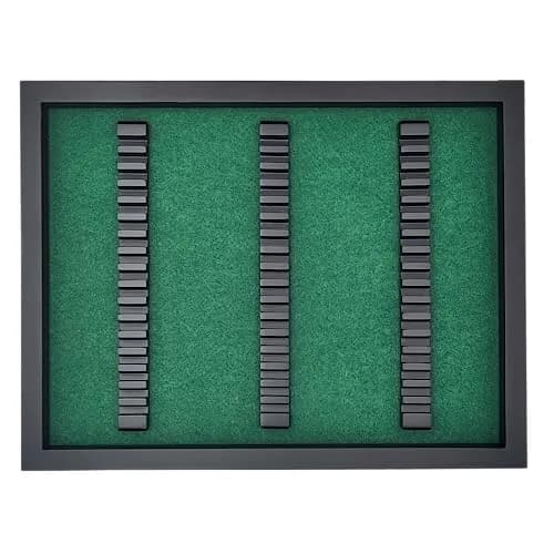 18hills Premium Wood Golf Pencil Case Holder Display 17.4x13.7x1.25 inches | Holds 51 Pencils thumbnail 2