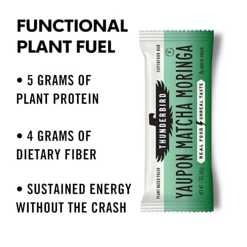 Thunderbird Bars Energy Snack Gluten-Free Protein Vegan Paleo Non-GMO 12x1.7 oz | Real Food Fuel thumbnail 5