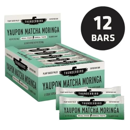 Thunderbird Bars Energy Snack Gluten-Free Protein Vegan Paleo Non-GMO 12x1.7 oz | Real Food Fuel thumbnail 7