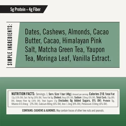 Thunderbird Bars Energy Snack Gluten-Free Protein Vegan Paleo Non-GMO 12x1.7 oz | Real Food Fuel thumbnail 9