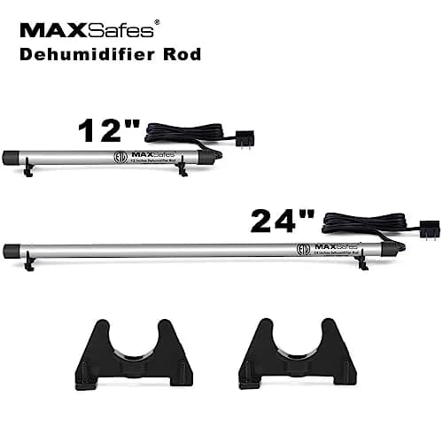 MAXSafes 24in Gun Safe Dehumidifier Rod | ETL Approved Electric Moisture Absorber for Safes & Cabinets thumbnail 2