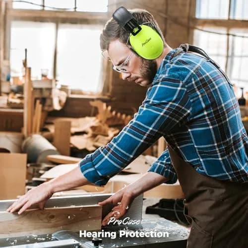 ProCase NRR 32dB Safety Ear Muffs, Foldable Hearing Protection for Adults & Kids | ANSI S3.19 Certified Noise Reduction Earmuffs thumbnail 6