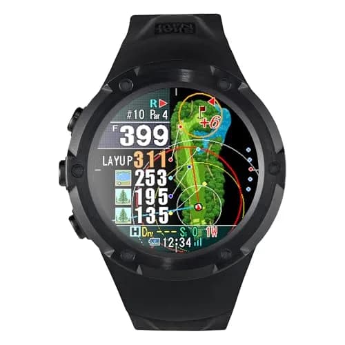 Shot Navi Evolve PRO Touch Golf GPS Watch with 1.4in Touch Panel, Green Heatmap, Auto Measure, 8hr GPS, Waterproof, 60,000 Courses thumbnail 1
