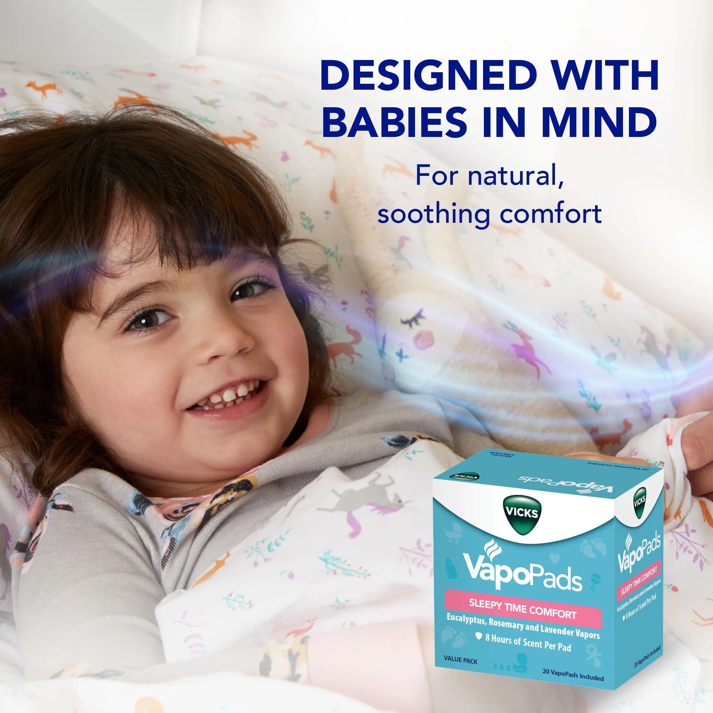 Vicks VapoPads Sleepytime Scent Comfort Pads for Humidifiers & Steam Inhalers - view 3