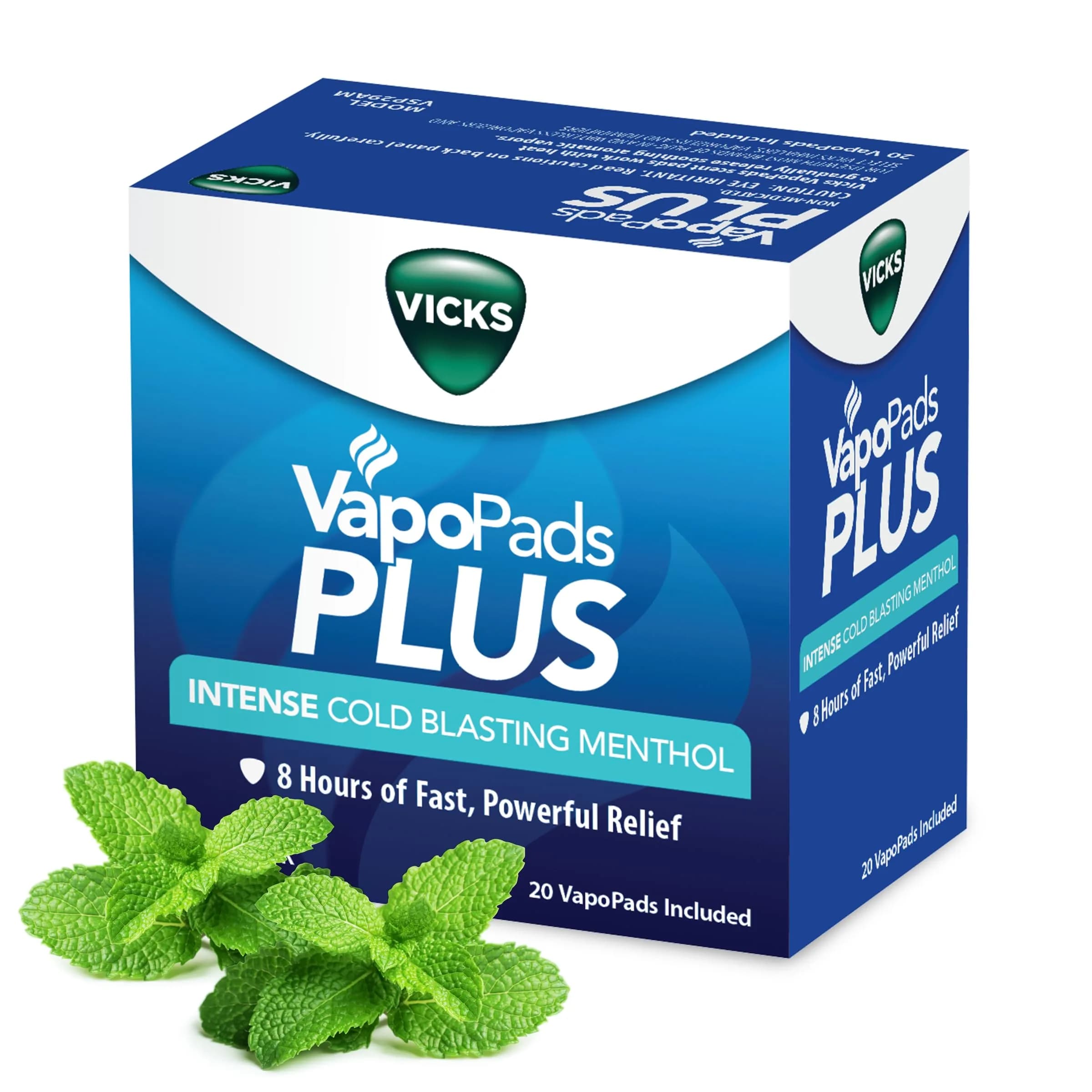Vicks VapoPads Plus Scented Pads with Intense Menthol - 20 Count - main product image