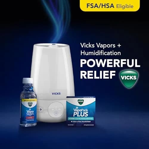 Vicks VapoPads Plus Menthol Scent Vapor Pad Refills 20 Count | Intense Menthol Scent for Cold & Flu Relief thumbnail 6