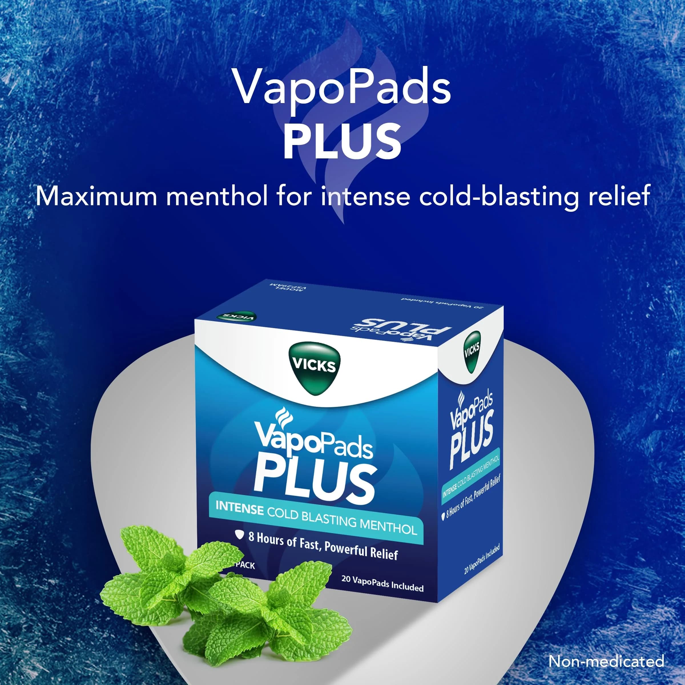 Vicks VapoPads Plus Scented Pads with Intense Menthol - 20 Count - view 2