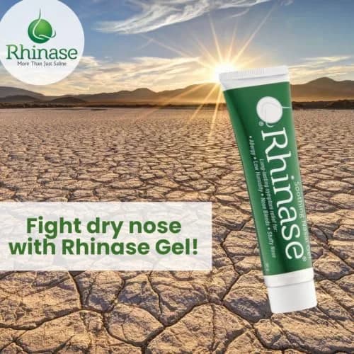 Rhinase Saline Nasal Gel 3 Pack | Nasal Dryness & Nosebleed Prevention (70-120 chars) thumbnail 4