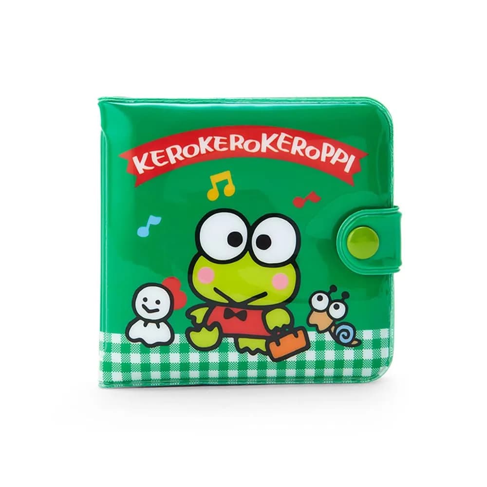 SANRIO Kerokeroppi Vinyl Wallet Green | Cute Anime PVC Wallet for Women — Green