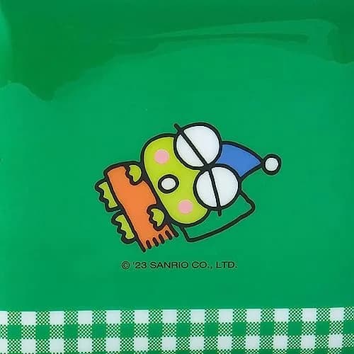 SANRIO Kerokeroppi Vinyl Wallet Green | Cute Anime PVC Wallet for Women thumbnail 5