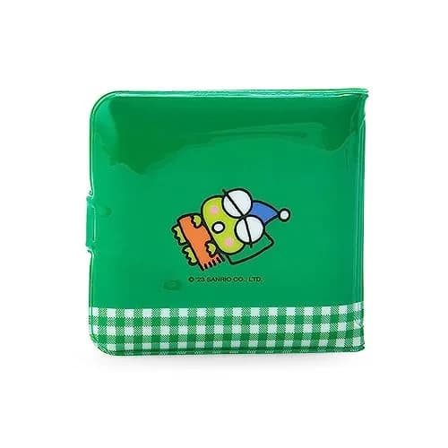 SANRIO Kerokeroppi Vinyl Wallet Green | Cute Anime PVC Wallet for Women thumbnail 2
