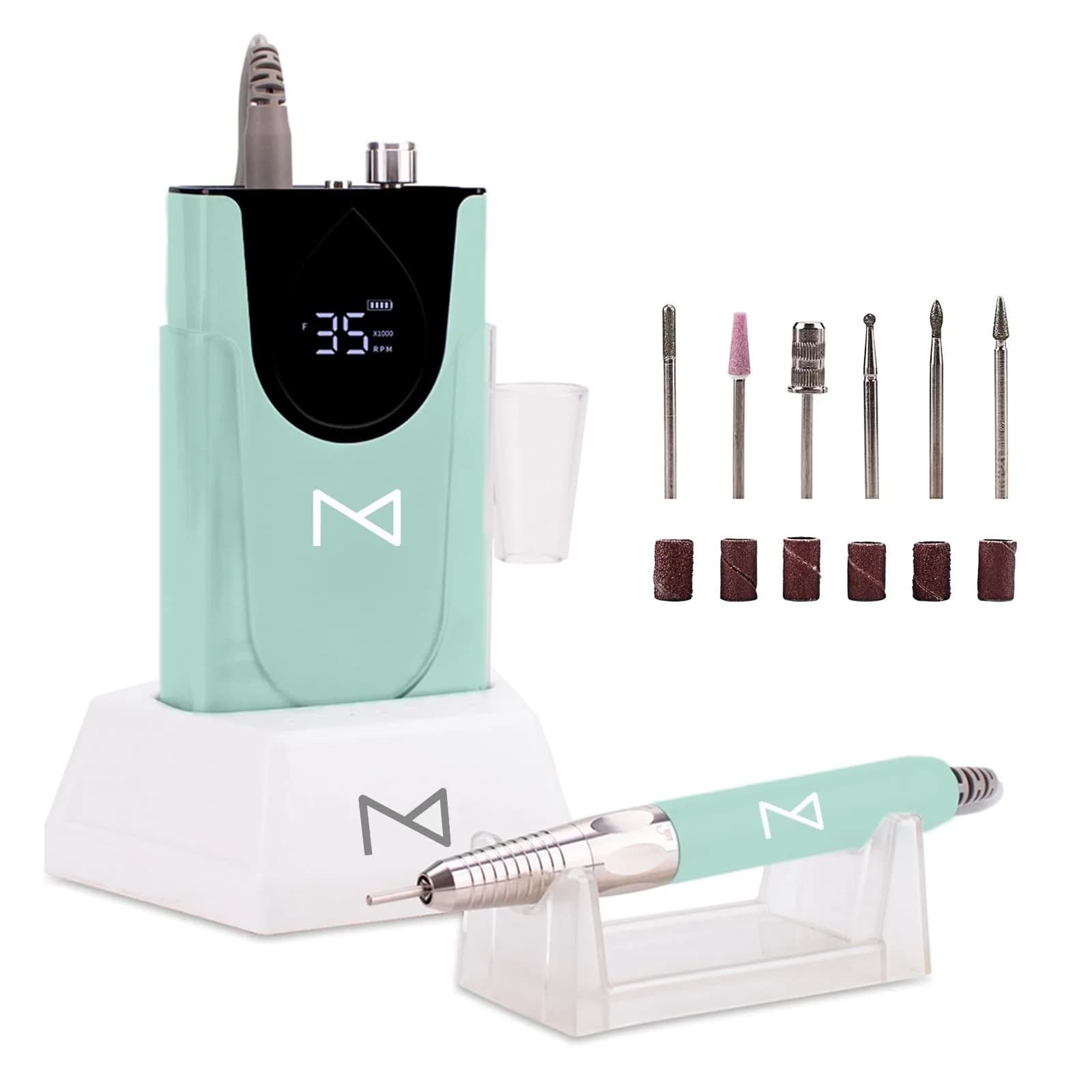 M Brushless Motor Nail Drill Handpiece Only - 35K RPM | Mermaid Model | Compatible with M System — Standard - Mermaid
