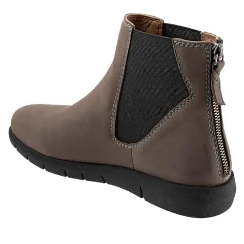 SoftWalk Albany Grey Women's Boots 9.5 X-Wide | Comfortable Leather Ankle Boot thumbnail 7