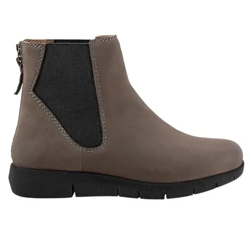 SoftWalk Albany Grey Women's Boots 9.5 X-Wide | Comfortable Leather Ankle Boot thumbnail 8