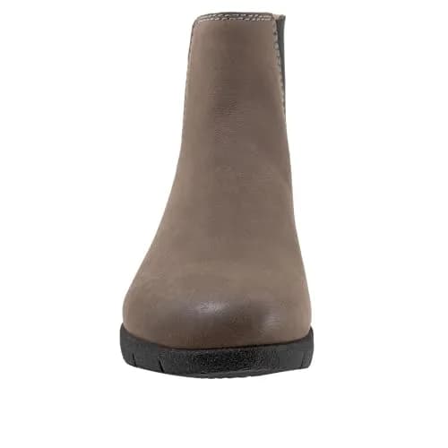 SoftWalk Albany Grey Women's Boots 9.5 X-Wide | Comfortable Leather Ankle Boot thumbnail 9