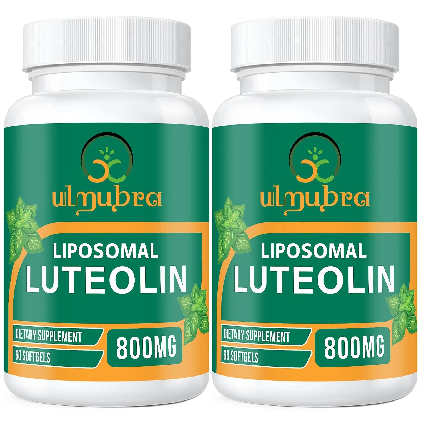 Ulmubra Liposomal Luteolin 800MG | Premium Antioxidant for Brain & Well-Being - main product image