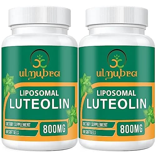 Ulmubra Liposomal Luteolin 800MG | Premium Antioxidant for Brain & Well-Being thumbnail 1